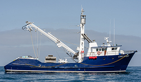 Deck equipment and hydraulic system for the Cabo Verde