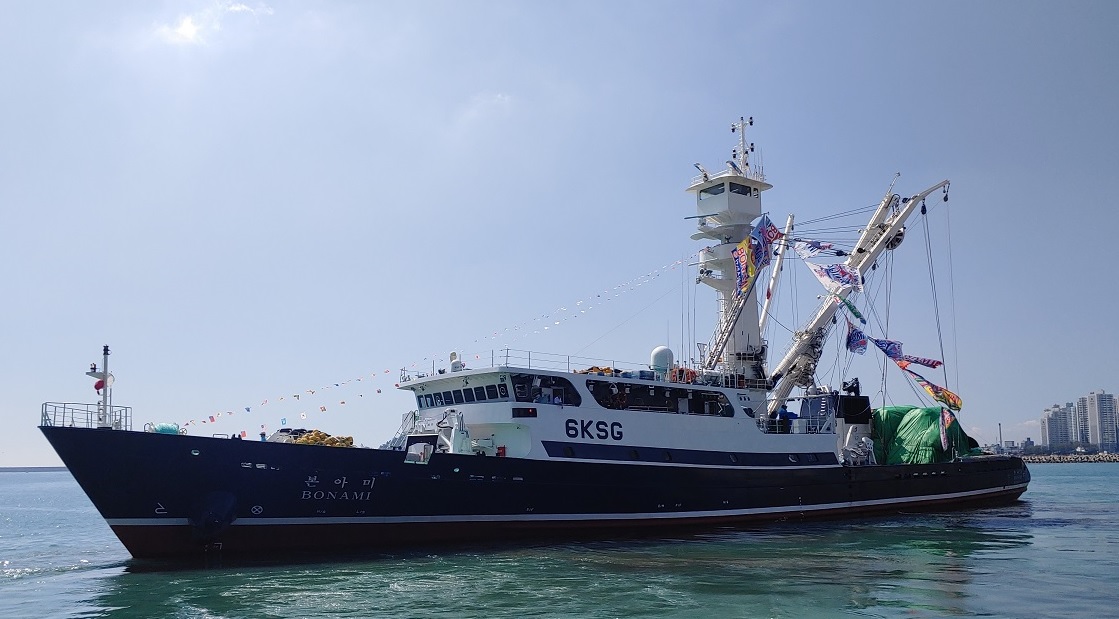 Marco has successfully implemented deck equipment and fishing machinery on Dongwon´s new purse seiner 