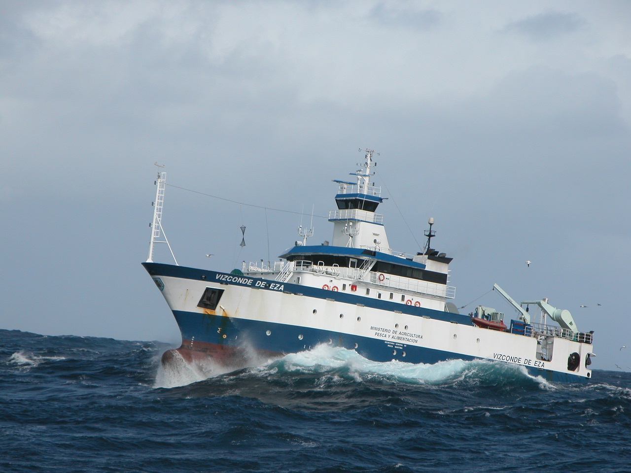 TH COMPANY repairs an oceanographic vessel owned by the Spanish Secretariat General for Fishing